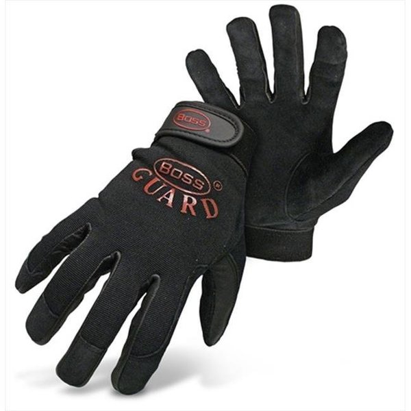 Boss Boss 4040M Medium Grain Goatskin Palm gloves in Black  Pack Of 12 4040M